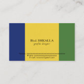 St. Vincent und die Grenadinen Visitenkarte (Rückseite)