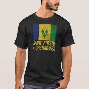 ST VINCENT UND DIE GRENADINFLAGE T-Shirt