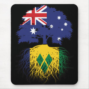 St. Vincent Vincentianischer Australier Australien Mousepad