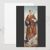 St. Vincent von Saragossa Einladung (Vorne/Hinten)
