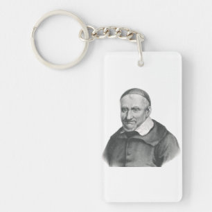 St. Vinzenz von Paul Sanfte Barmherzigkeit Kunst Schlüsselanhänger