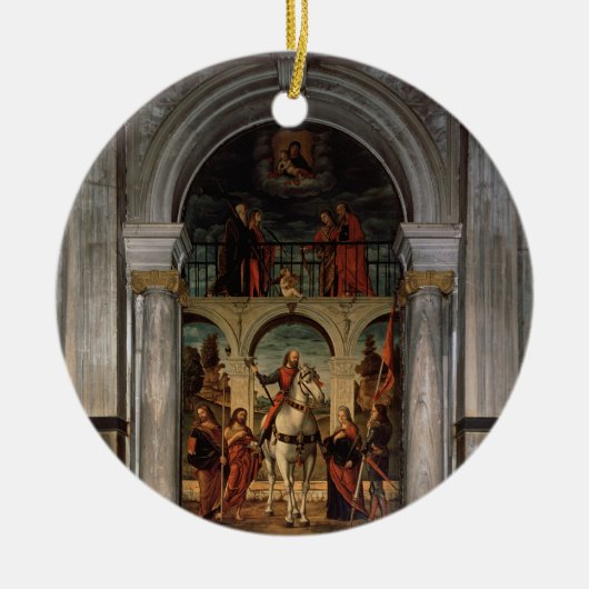 St. Vitalis und Heilige Keramik Ornament (Vorne)