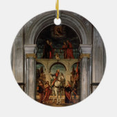 St. Vitalis und Heilige Keramik Ornament (Hinten)