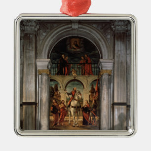 St. Vitalis und Heilige Ornament Aus Metall