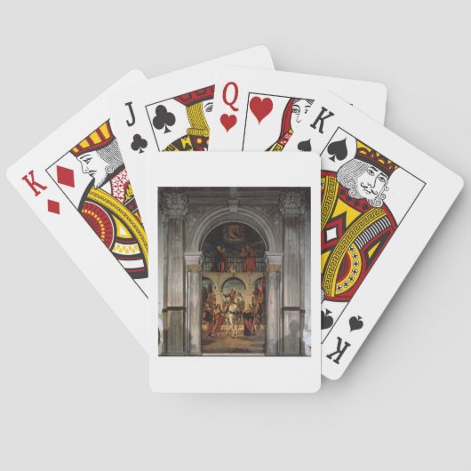 St. Vitalis und Heilige Spielkarten (Rückseite)