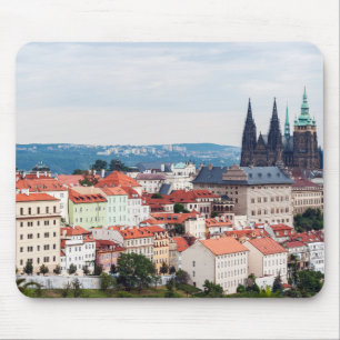 St. Vitus Kathedrale und Prager Stadtbild - Tschec Mousepad