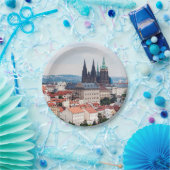 St. Vitus Kathedrale und Prager Stadtbild - Tschec Pappteller (Party)