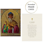 St. Vladimir Orthodoxe Christliche Gebetskarte Platzkarte