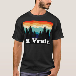 St Vrain Colorado Retro T-Shirt