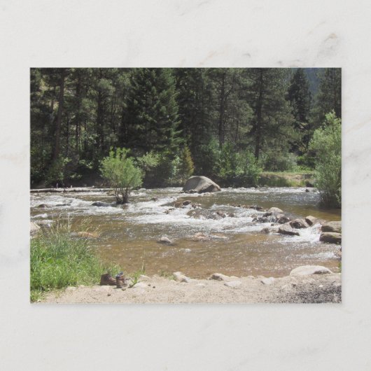 St. Vrain River, Colorado Postkarte (Vorderseite)