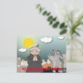 St. Walfrid Postcard Postkarte (Stehend Vorderseite)
