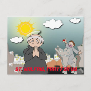 St. Walfrid Postcard Postkarte