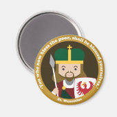 St. Wenceslas Magnet (Vorderseite/Rückseite)
