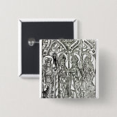 St. Wenceslaus, Adalbert, Stanislaus St. Florian Button (Vorne & Hinten)