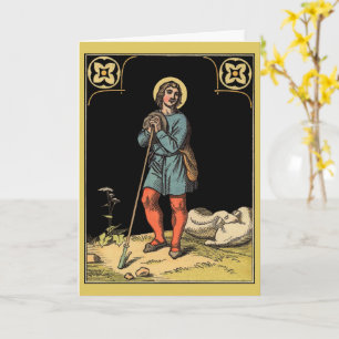 St. Wendelin hütet Schafe Karte