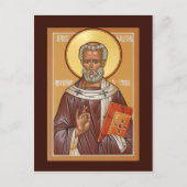 St. Wilfred of York Prayer Card Postkarte (Vorderseite)