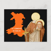 St. Winifred of Wales (P 002) Postkarte (Vorderseite)