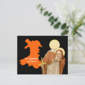 St. Winifred of Wales (P 002) Postkarte (Stehend Vorderseite)
