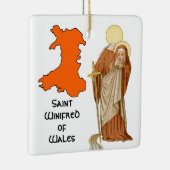 St. Winifred of Wales (P 002; Walisisch) Keramikornament (Rechts)