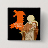 St. Winifred von Wales (P 002) Button (Vorderseite)