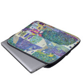 St. Wolfgang Kirche von Gustav Klimt, Viktorianisc Laptopschutzhülle (Vorne Knopf)