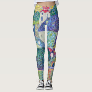 St. Wolfgang-Kirche von Gustav Klimt, viktorianisc Leggings