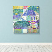 St. Wolfgang Kirche von Gustav Klimt, Viktorianisc Leinwanddruck (Insitu (Holzboden))