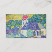 St. Wolfgang Kirche von Gustav Klimt, Viktorianisc Visitenkarte (Rückseite)
