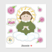 St. Zelie Aufkleber (Blatt)