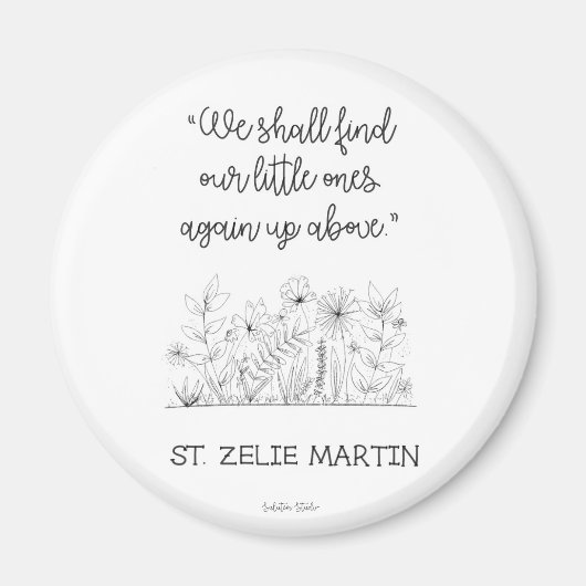 St. Zelie Martin Miswagon Magnet (Vorne)