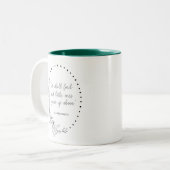 St. Zelie Martin Miswagon Zweifarbige Tasse (Vorderseite Links)