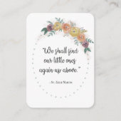 St. Zelie Martin - Trost Visitenkarte (Vorderseite)