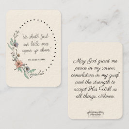 St. Zelie Martin - Trost Visitenkarte