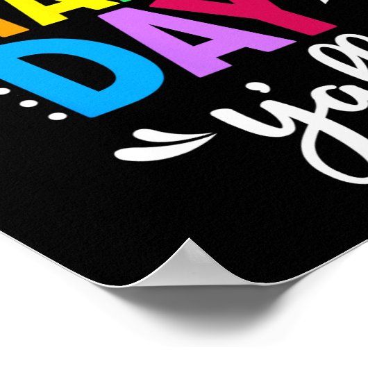 Staar Day Yall Test Day Teacher Studen Poster (Ecke)