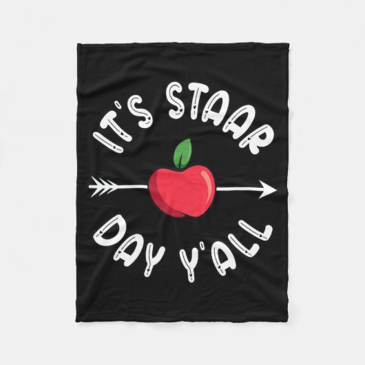 Staar Day Yall Texas Staar Test Day Fleecedecke (Vorderseite)