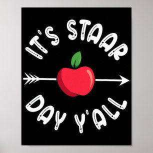 Staar Day Yall Texas Staar Test Day Poster