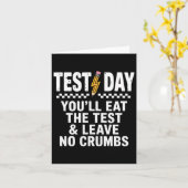Staar Staat Testing Day Motivation Sie essen die Karte (Gelbe Blume)