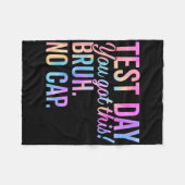 Staar Staat Testing Day Motivation Sie Got diese B Fleecedecke (Vorderseite (Horizontal))
