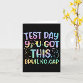 Staar Staat Testing Day Motivation Sie Got diese B Karte (Gelbe Blume)