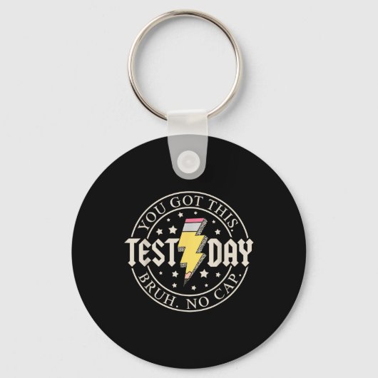 Staar Staat Testing Day Motivation Sie Got diese B Schlüsselanhänger (Vorderseite)