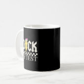 Staar-Staatsprüfungstag Rock The Test ABCD Lehrer Kaffeetasse (Vorderseite Links)