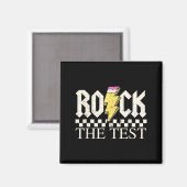 Staar-Staatsprüfungstag Rock The Test ABCD Lehrer Magnet (Vorderseite/Rückseite)