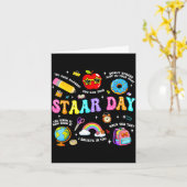 Staar Tag Test Lehrer Schüler positiv Lehrer Karte (Gelbe Blume)