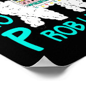 STAAR Test No Prob Llama Lehrer Test Poster (Ecke)