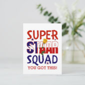 Staar Texas Testtag Lehrer Motivierend Postkarte (Stehend Vorderseite)