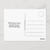 Staar Texas Testtag Lehrer Motivierend Postkarte (Rückseite)