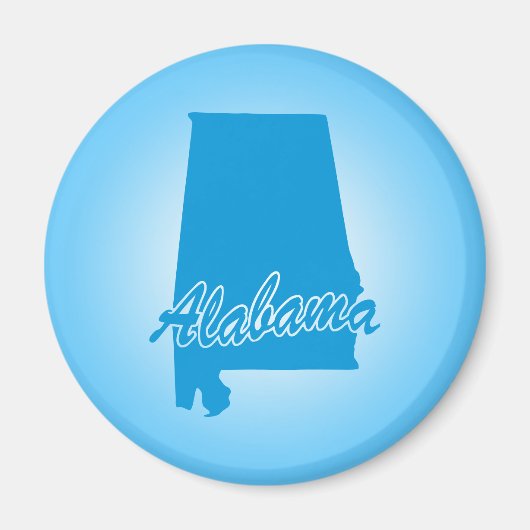 Staat Alabama Magnet (Vorne)