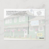 Staat Alaska Eisenbahn Museum, Nenana, Alaska Postkarte (Rückseite)