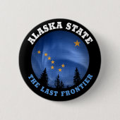 STAAT ALASKA FLAG BUTTON (Vorderseite)