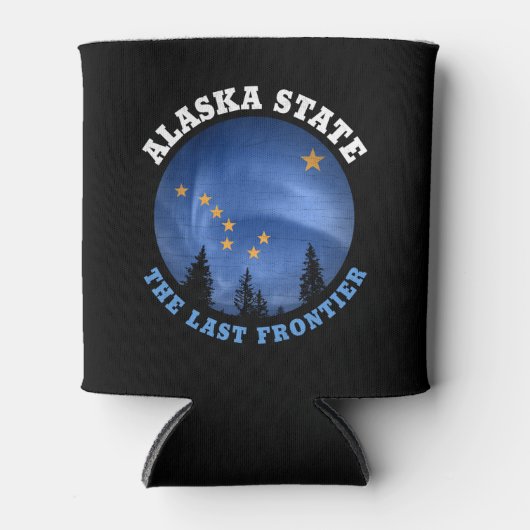 STAAT ALASKA FLAG DOSENKÜHLER (Vorderseite)